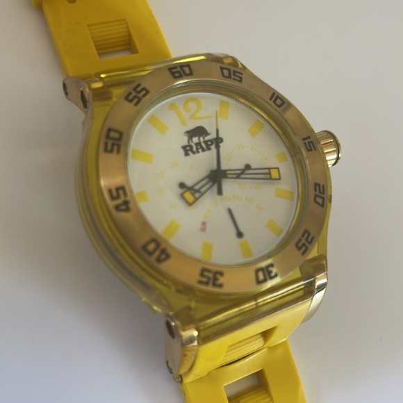 Men's Yellow Watch - Picture 3 of 10